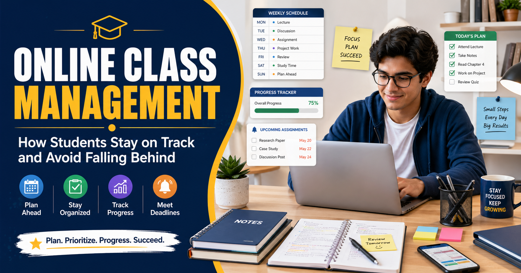 Online Class Management: How Students Stay on Track and Avoid Falling Behind