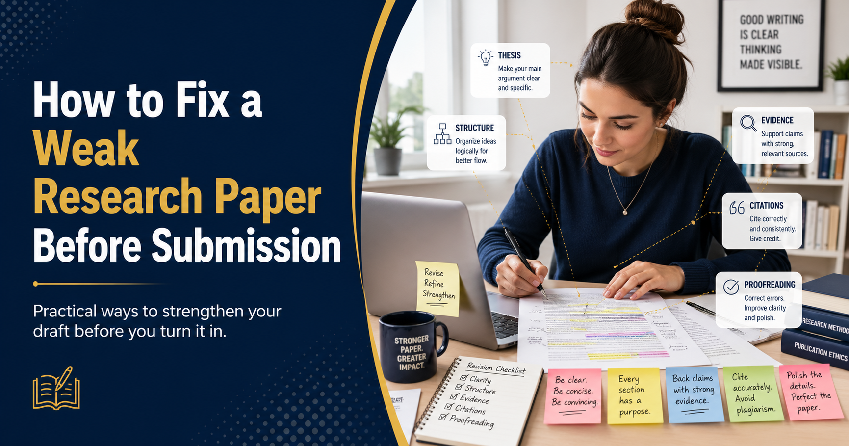 How to Fix a Weak Research Paper Before Submission: 7 Quick Steps
