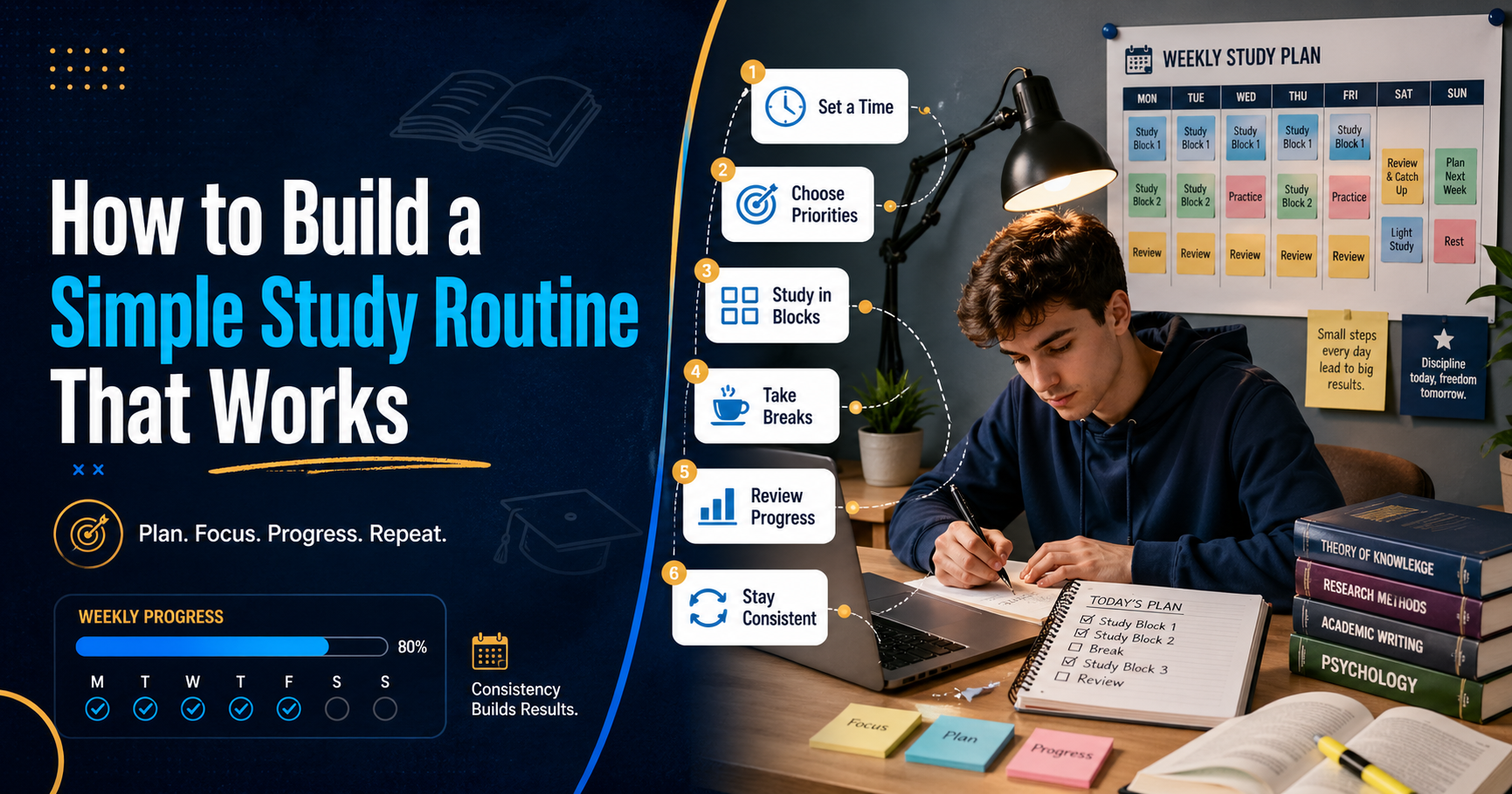 How to Build a Simple Study Routine That Works