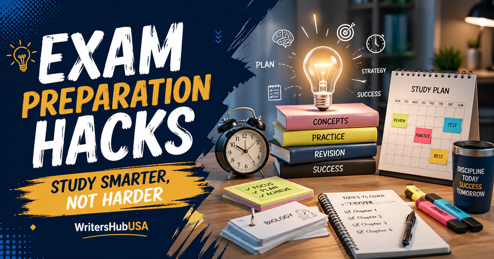 Exam Preparation Hacks: Study Smarter, Not Harder