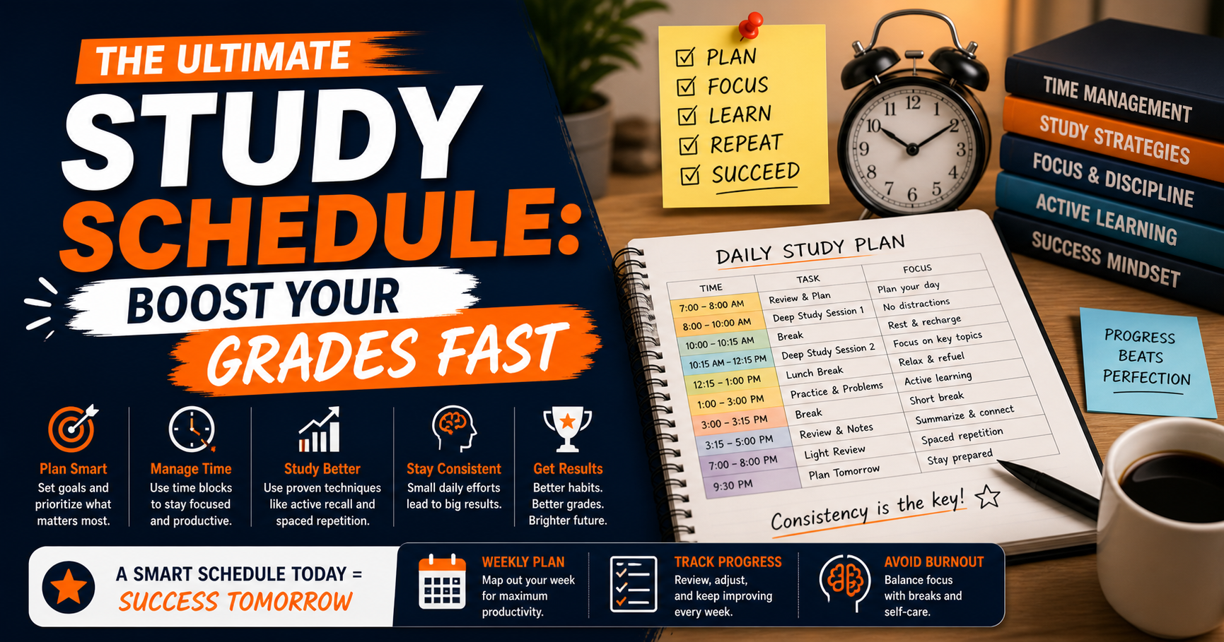 The Ultimate Study Schedule: Boost Your Grades Fast