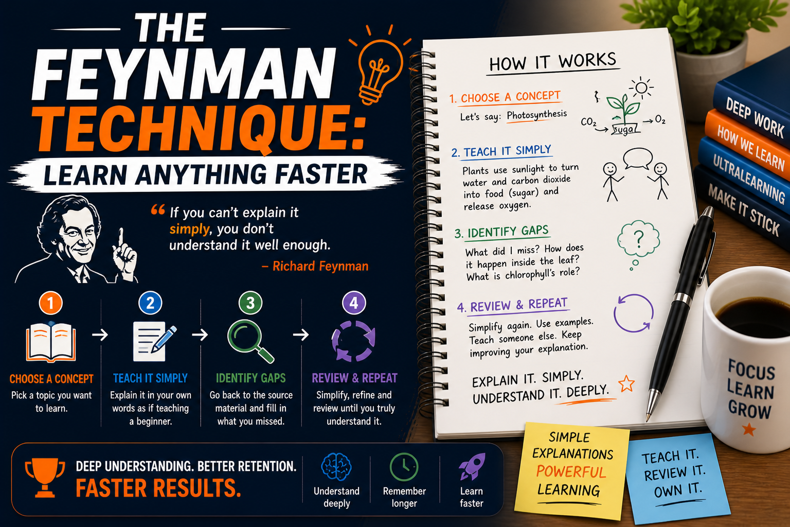 The Feynman Technique: Learn Anything Faster