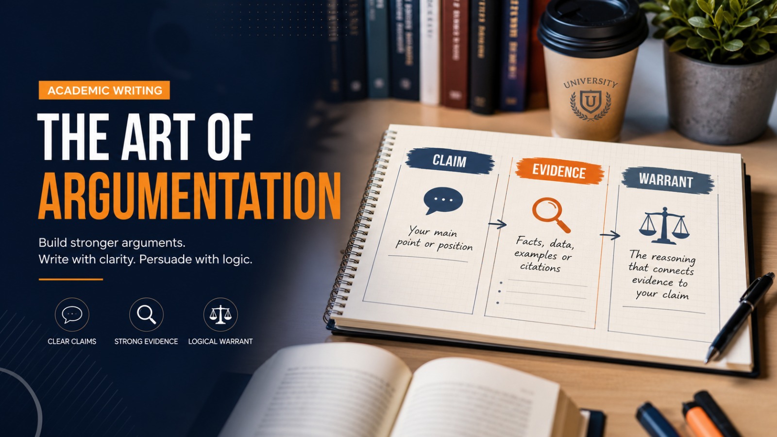 The Art of Argumentation: Build Strong Essays with Claim, Evidence & Warrant
