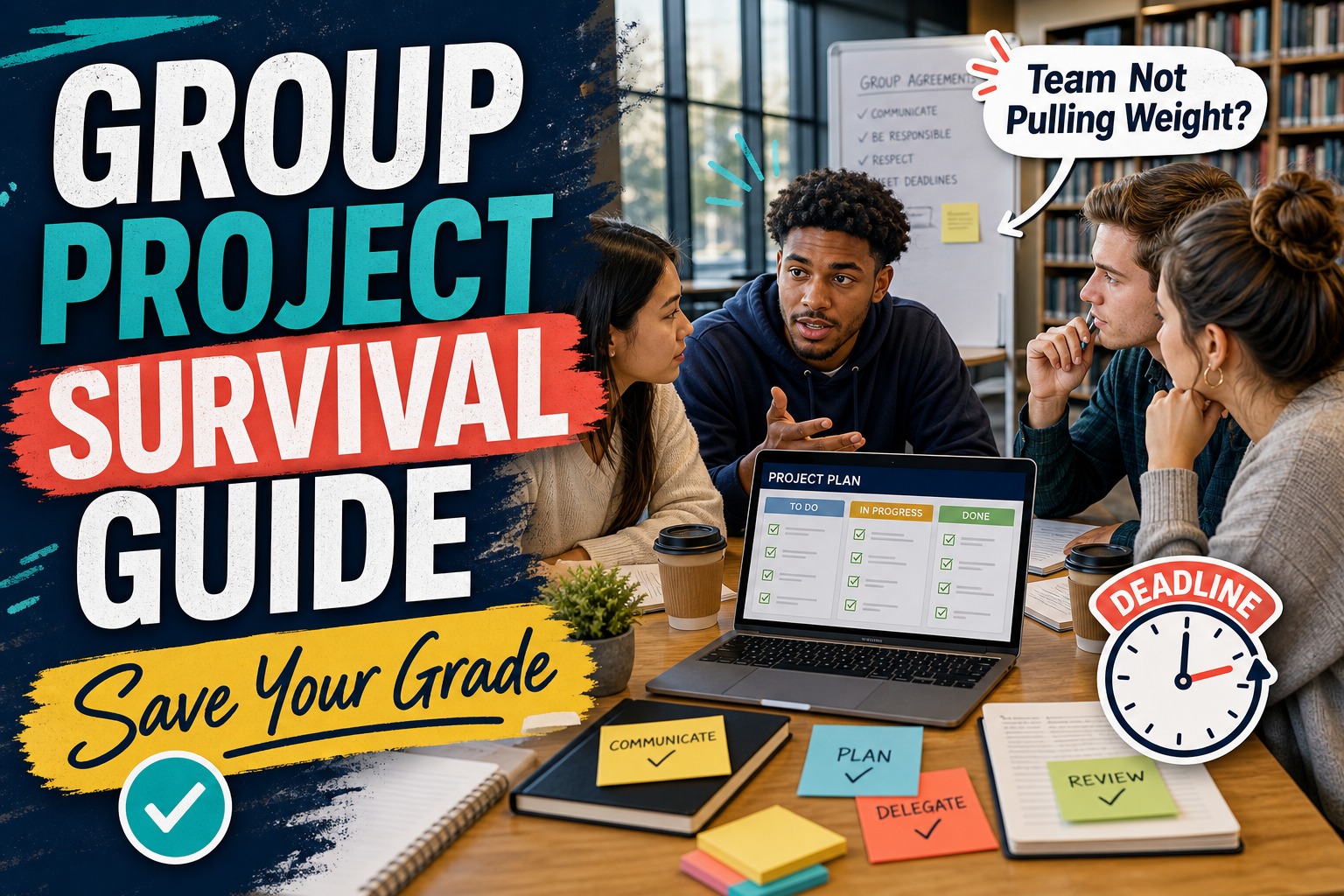 Solving College Group Project Problems: A Guide to Handling Lazy Teammates