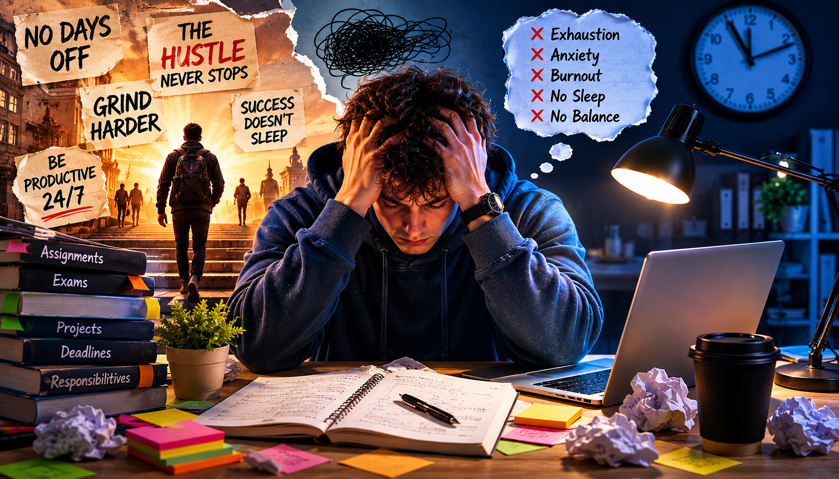 The Dark Side of Hustle Culture in College Life